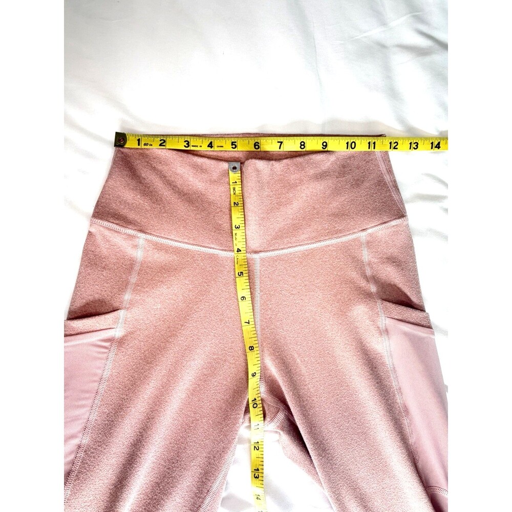 Fabletics On-The-Go PowerHold® Medium-Rise Capri | Rosebloom Heather | S - Picture 13 of 14